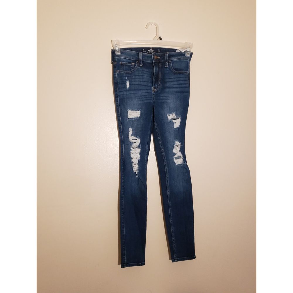 Women's Hollister, High Rise Skinny, W25/L29, Blue
